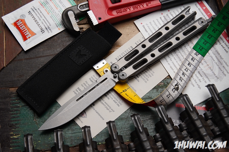 Benchmade 蝴蝶 BM85 Billet Ti Balisong Butterfly 4.4