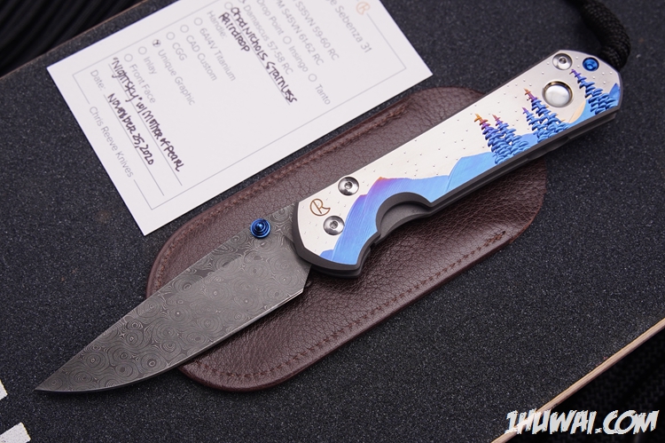 Chris Reeve 克里斯.里夫 Large Sebenza 31  夜空雨滴大马士革大号31大沙