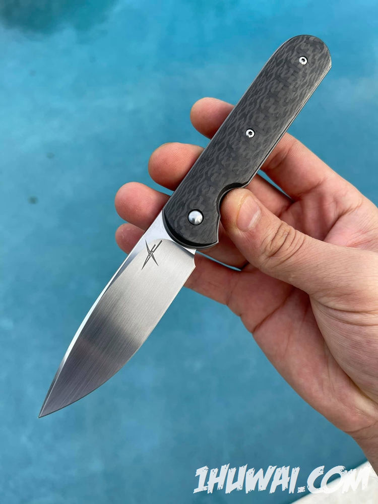 Gareth Bull  加雷斯·布尔 定制  Shamwari 3.3寸 M390 缎面 碳纤维柄