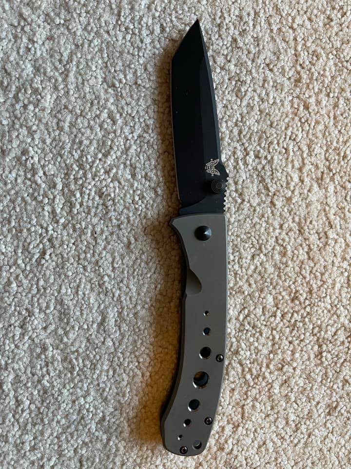 绝版 Benchmade 蝴蝶 大师Bob Lum(鲍勃.林,已故)合作 760BK LFTi 205/1000 First production