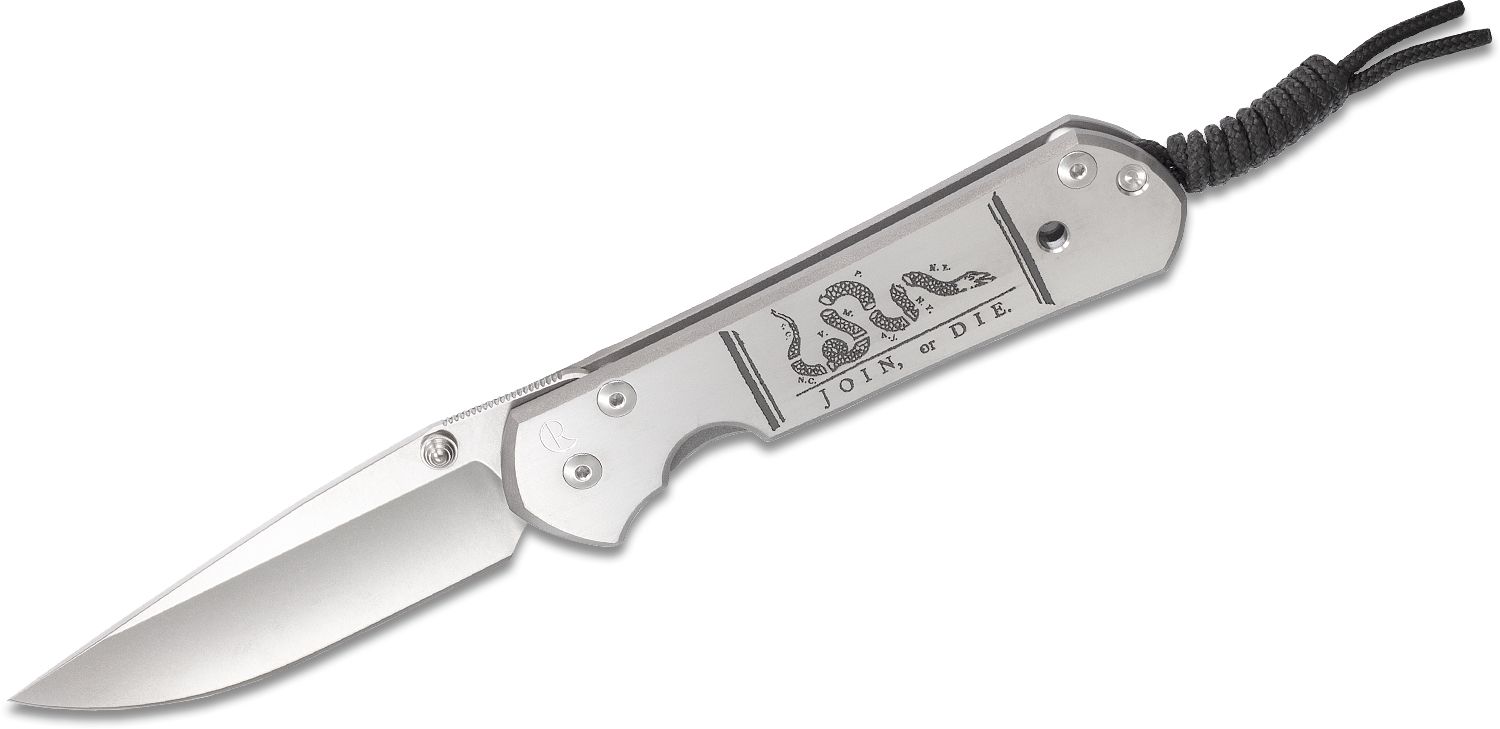 Chris Reeve (克里斯.里夫)​ Large Sebenza 21 Join or Die CGG​ “断蛇” 大沙21 双推钮