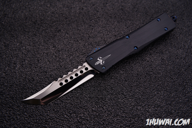 Marfione Custom 微技术大剑标  Combat Troodon Hellhound Mirror Polished Blue Ti Hardware M390镜面地狱犬大龙