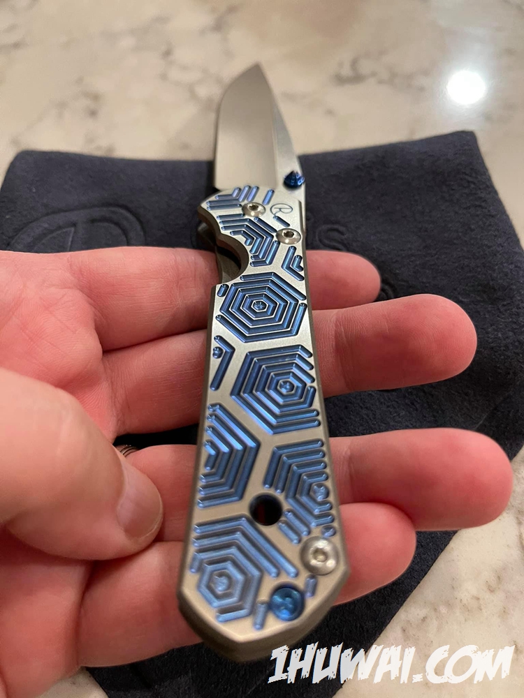 克里斯·里夫（Chris Reeve）Small Sebenza 21 “Hex in Blue” 