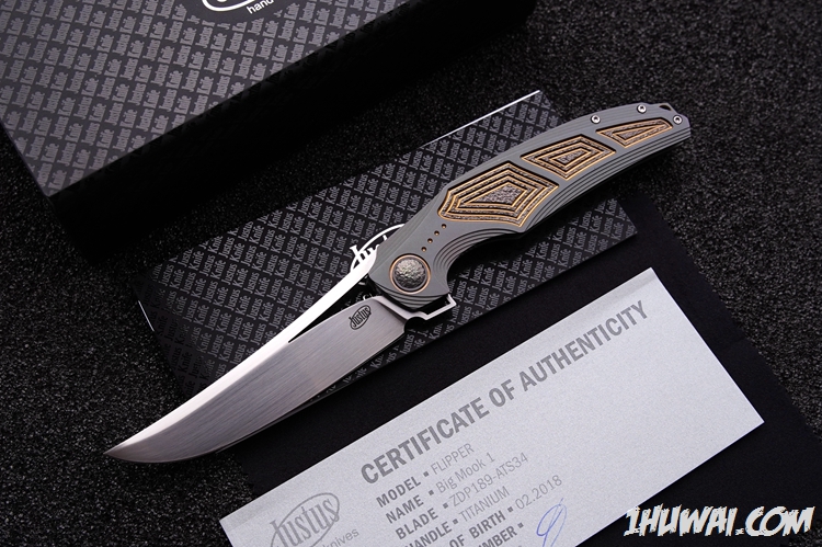 俄罗斯刀匠 Justus Knives Big Mook1 ZDP189-ATS34