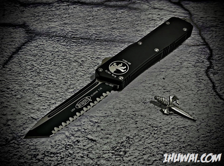 Microtech 微技术  DLC Scarab 全齿 Tanto 圣甲虫 