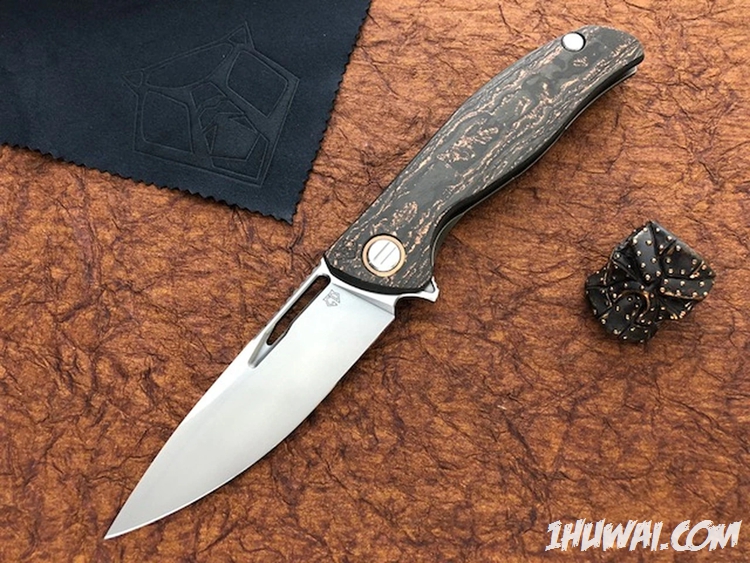 Shirogorov （熊头）CD Hati S90V钢 碳纤维柄 Roller Bearings轴承系统​ 