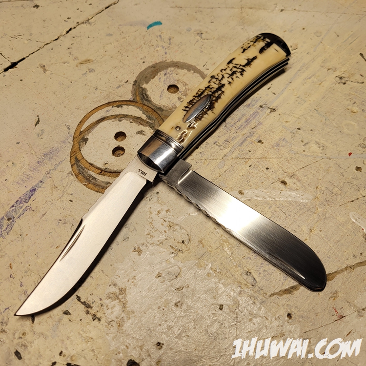 Tobin Hill 手工 SlipJoint 口袋刀 猛犸