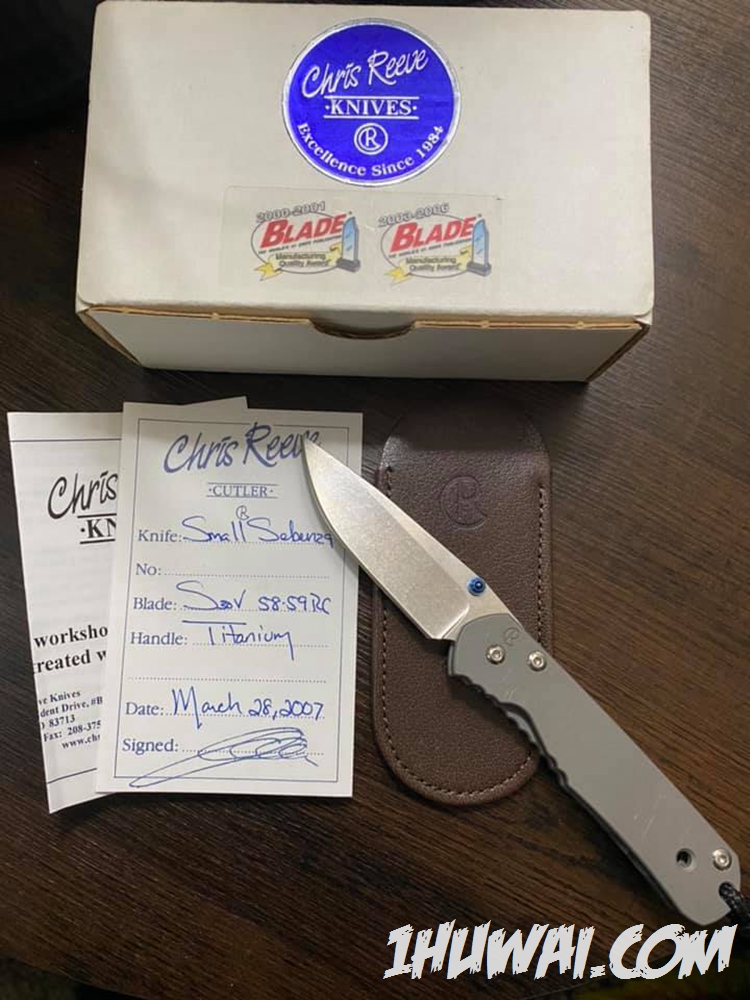 Chris Reeve（克里斯.里夫) 2007年 Regular Small Sebenza 小标沙 S30V 