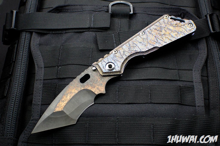 Mick Strider 挺进者米克手工定制# MSC XL Tanto 夜魔刃 战术折刀  