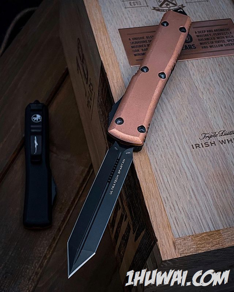 Microtech 微技术 Ultratech M390 DLC Spartan ​Copper Top 铜柄UT 