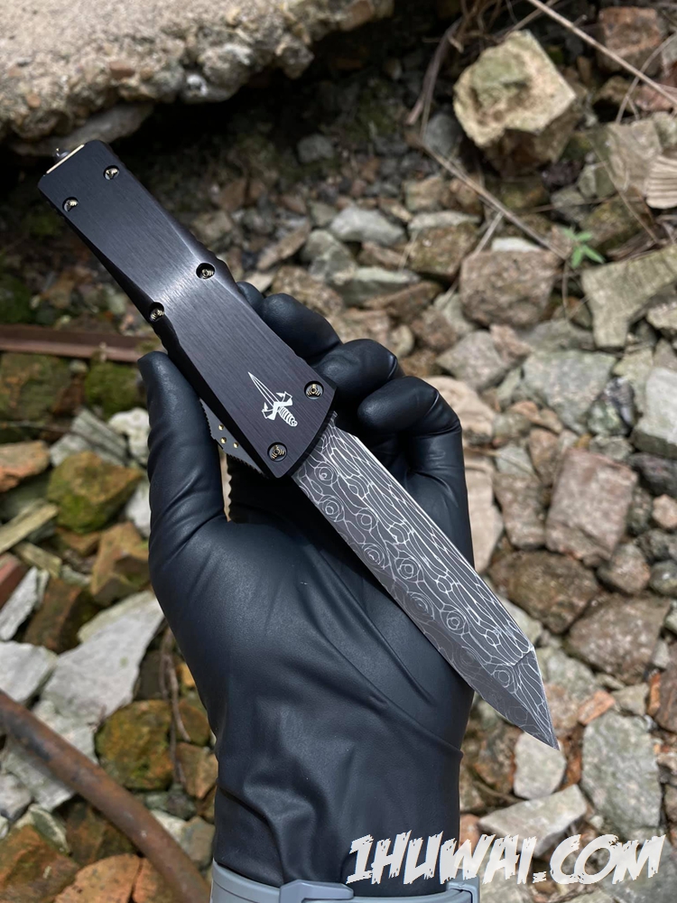 Marfione Custom 微技术大剑标  Combat Troodon Tanto Star Grind 维加斯锻造藤蔓和玫瑰​大马士革大龙