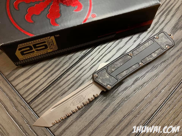 Microtech 微技术 QD Scarab 绝版一代全齿Tanto 圣甲虫