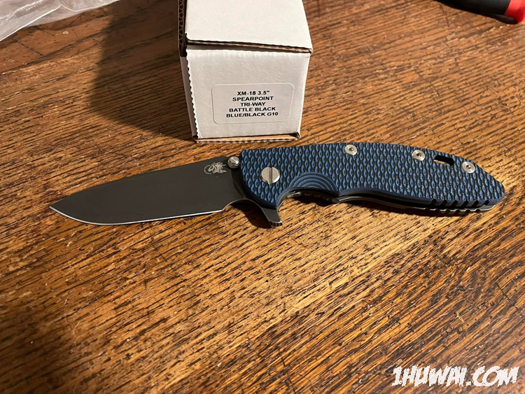 Hinderer 辛德勒 XM-18 3.5 Battle Black 战斗黑 20CV钢 Spearpoint 矛头