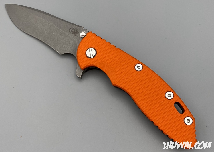 Hinderer 辛德勒 XM-18 3.5 战斗铜 20V钢Recurve 反曲 +红色G10 