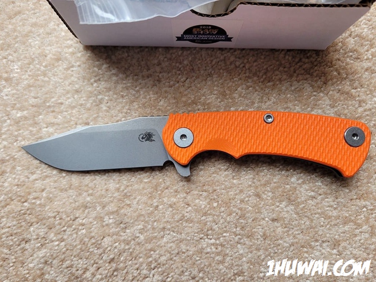 Hinderer 辛德勒 Project X Tri-Way  S45VN WF喷砂 橘红色G10贴片 