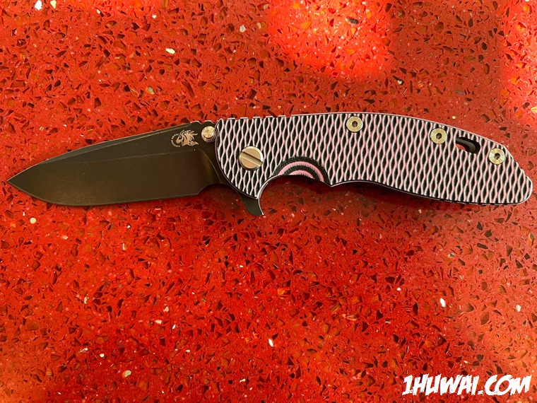 Hinderer 辛德勒 GEN6 XM 3.5”CPM-20CV钢 Spearpoint 黑粉G10贴片