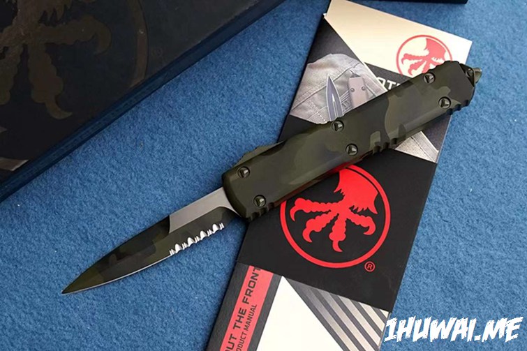 Microtech 微技术 2022年新款 Ultratech Bayonet 120-2OCS 橄榄绿迷彩 刺D头UT