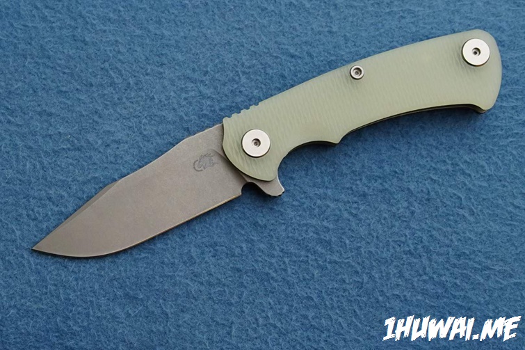 Rick Hinderer 辛德勒 Project X Maganct钢 石洗Clip Piont