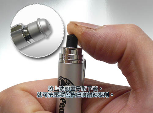 mace 梅西 m80344 特工笔型防狼喷雾器 银色